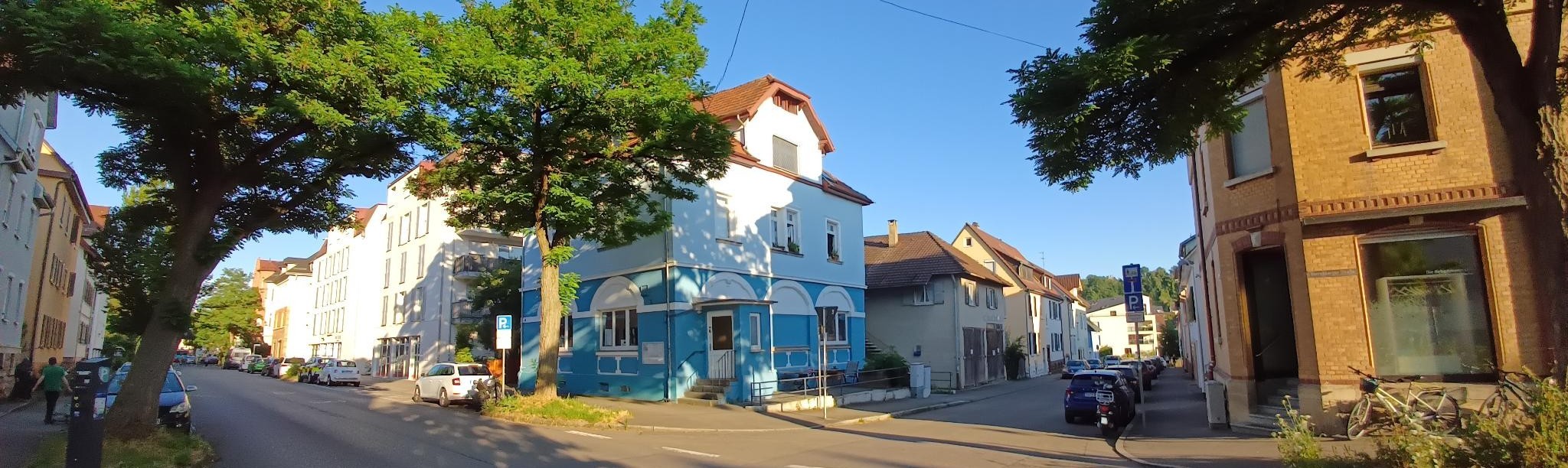 Das Blaue Haus von außen